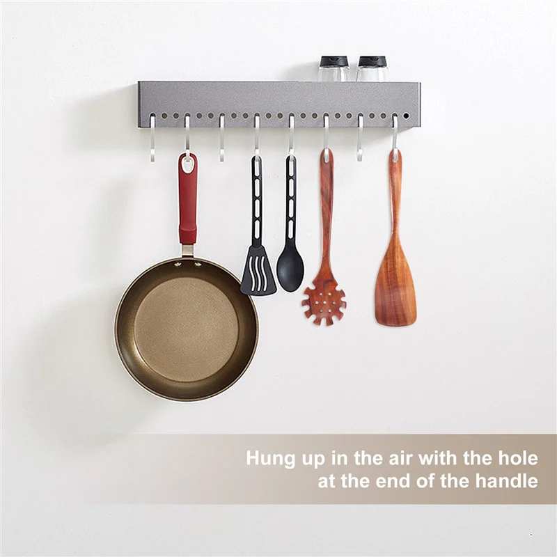 ABKJ-Wooden Kitchen Cooking Utensils, 7 Pcs Wooden Spoons And Spatula For Cooking Cookware For Kitchen Decor