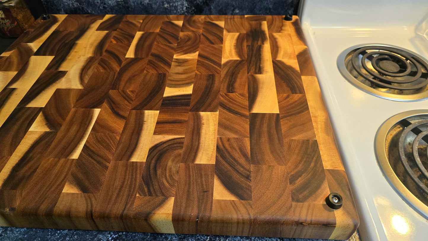 XXL Acacia End Grain Butcher Block Cutting Board