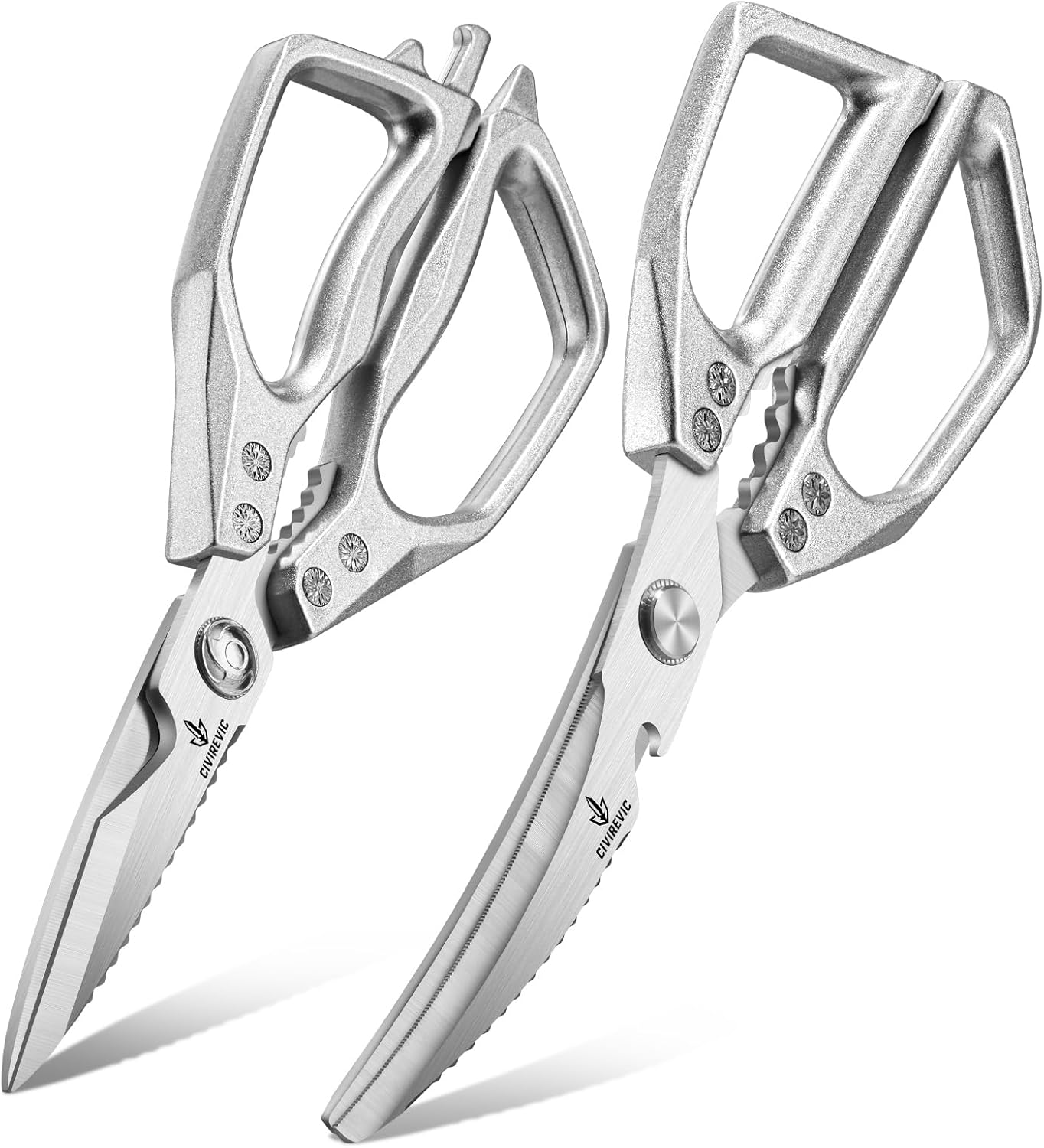 Heavy Duty Kitchen Shears — 2-Pack, Bone Cutting