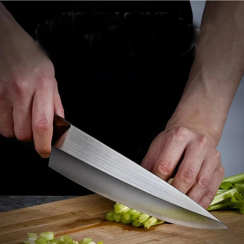 8 Inch Chef Knife Rosewood Handle Stainless Steel Kitchen Knife Butcher Skining Knife Super Fast Sharp Boning Knife