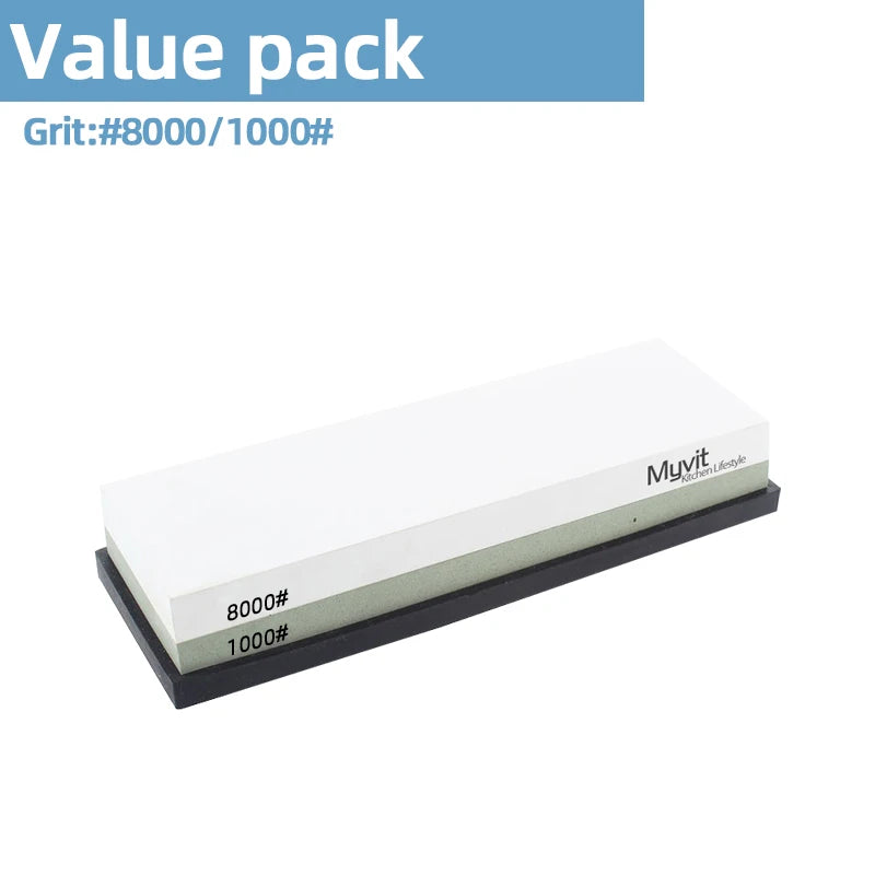 Sharpening Stone Knife Sharpener Professional Whetstone Dual Side Set Grinding Shapner Water Wetstone Kitchen Accessories Tools