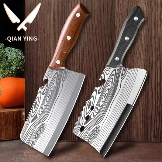 High hardness sharp cutting knife, chopping knife, kitchen tool, chef's special dual-purpose knife, cutting meat and vegetables