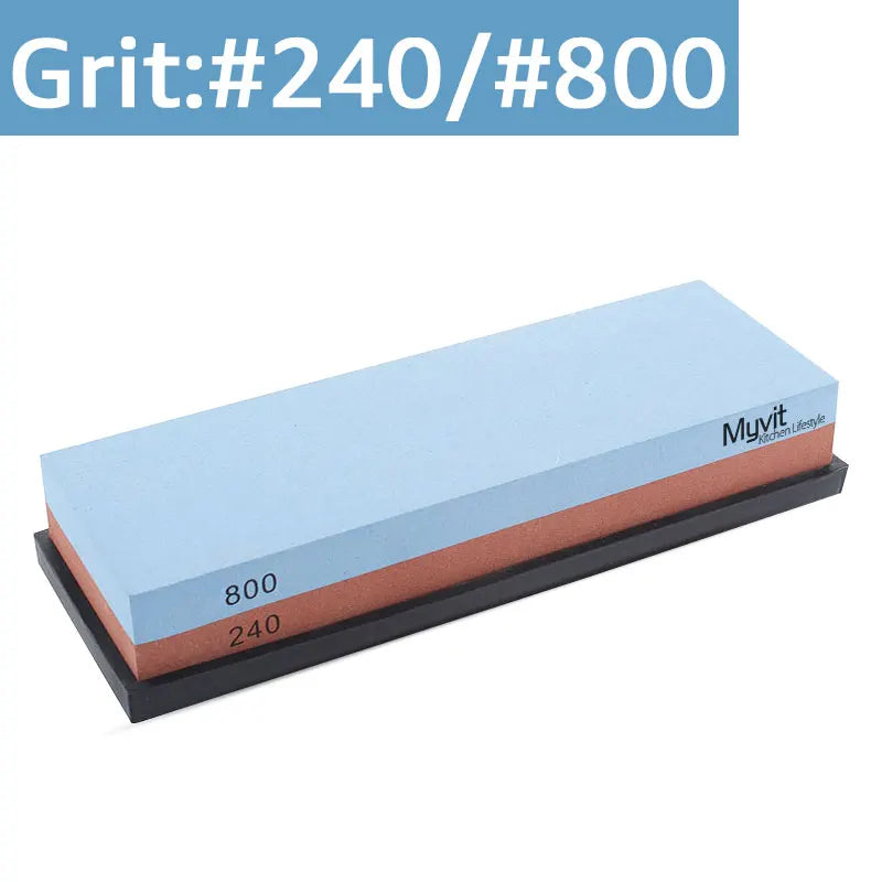 Sharpening Stone Knife Sharpener Professional Whetstone Dual Side Set Grinding Shapner Water Wetstone Kitchen Accessories Tools