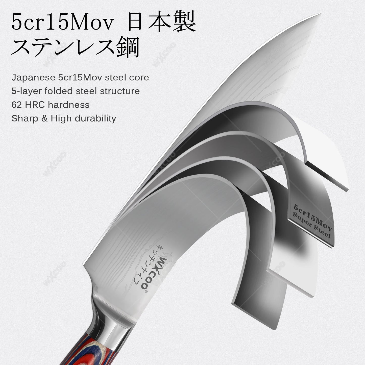 Kitchen Knives Forged Butcher Boning Knife Damascus Laser Pattern Chef Knife Japanese Santoku Knife Vegetable and Fruit Knives