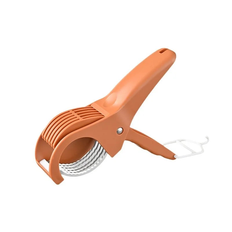 Salads Cutter Chopper Portable Stainless Steel Manual Fruit Slicer Creative Vegetables Slicer Chopping Press Kitchen Accessories