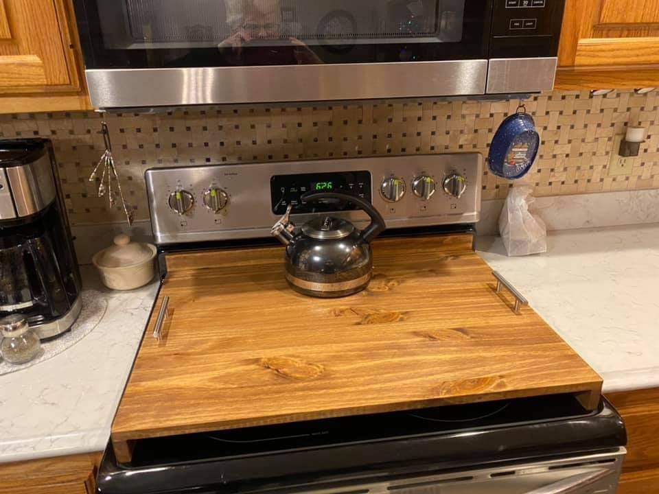 Stove Cover Tray Style Custom Sizes Available