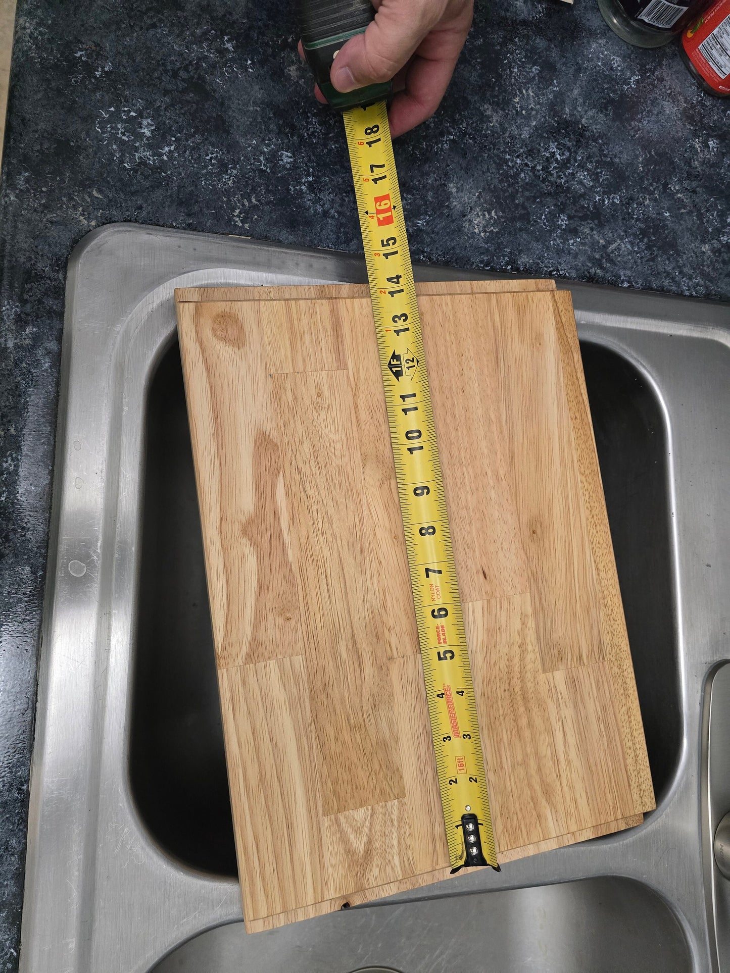 Sink Cutting Board Butcher Block Custom Sizes Available
