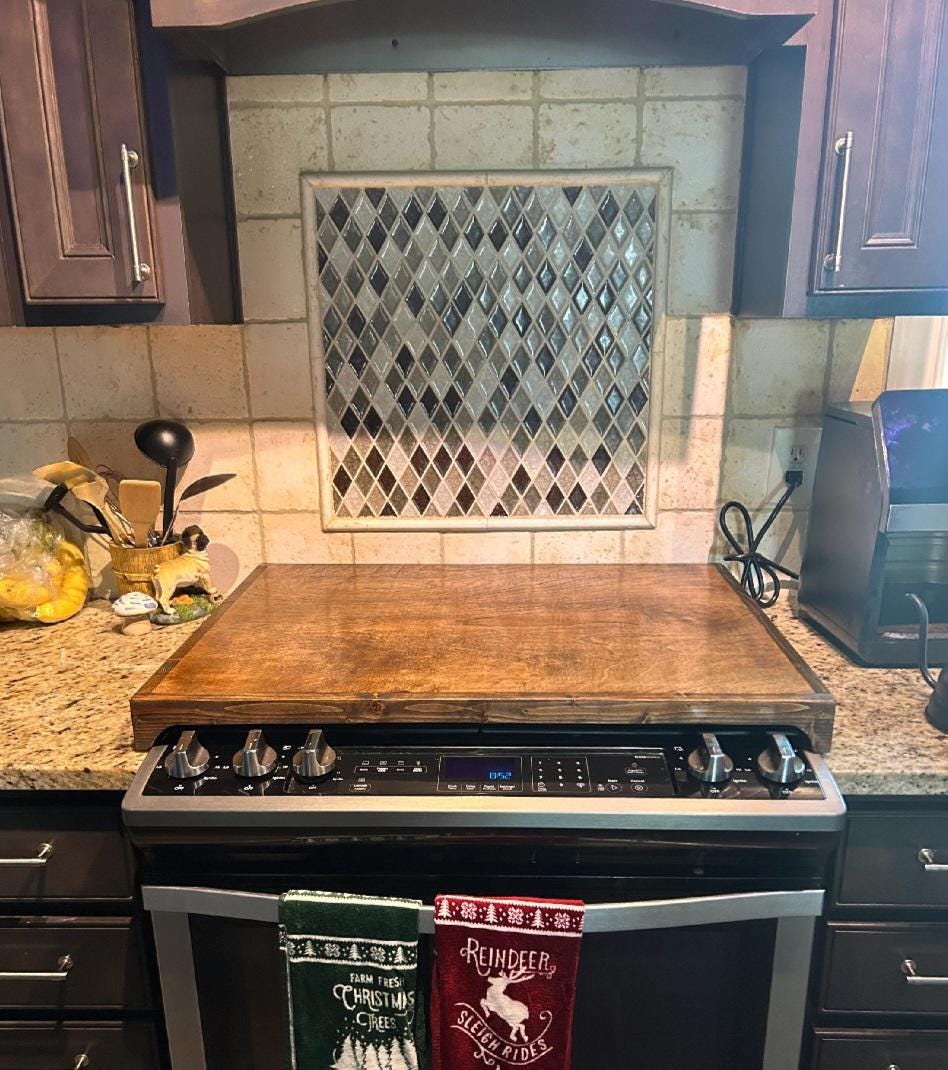 Stove Cover Box Style and Serving Tray All Sizes Available