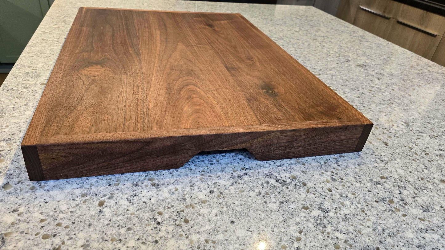 American Black Walnut Stove Cover Custom Sizes Available!!!