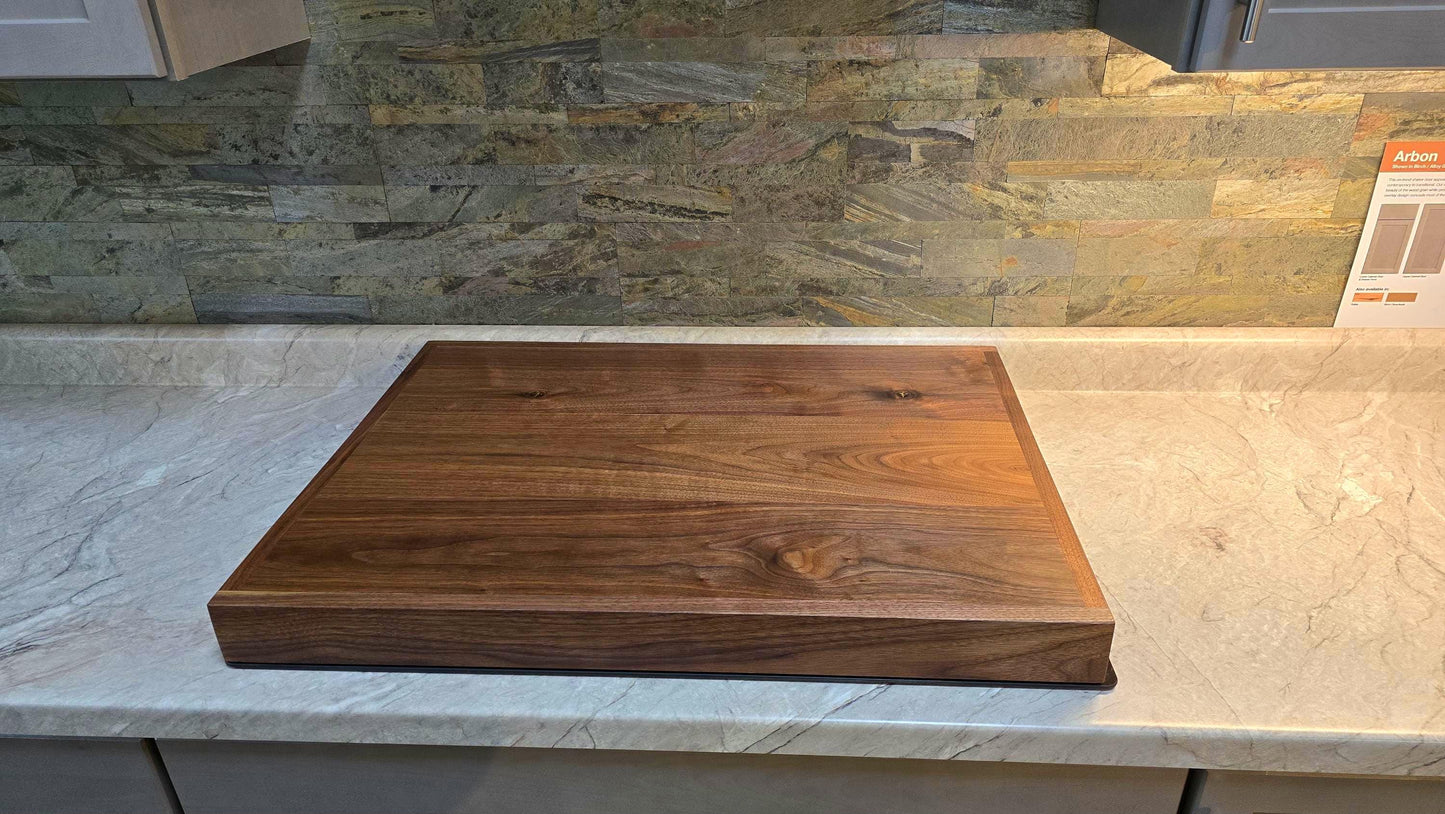 American Black Walnut Stove Cover Custom Sizes Available!!!