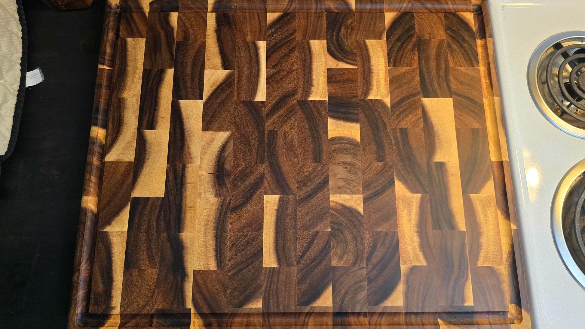 XXL Acacia End Grain Butcher Block Cutting Board