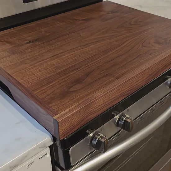 American Black Walnut Stove Cover Custom Sizes Available!!!