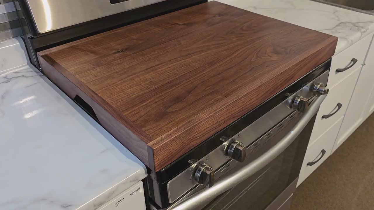 American Black Walnut Stove Cover Custom Sizes Available!!!