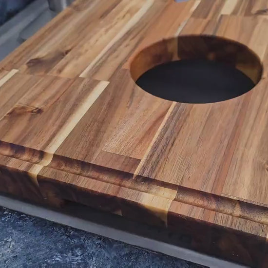 Acacia Butcher Block Sink Cover Cutting Board