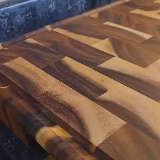 XXL Acacia End Grain Butcher Block Cutting Board