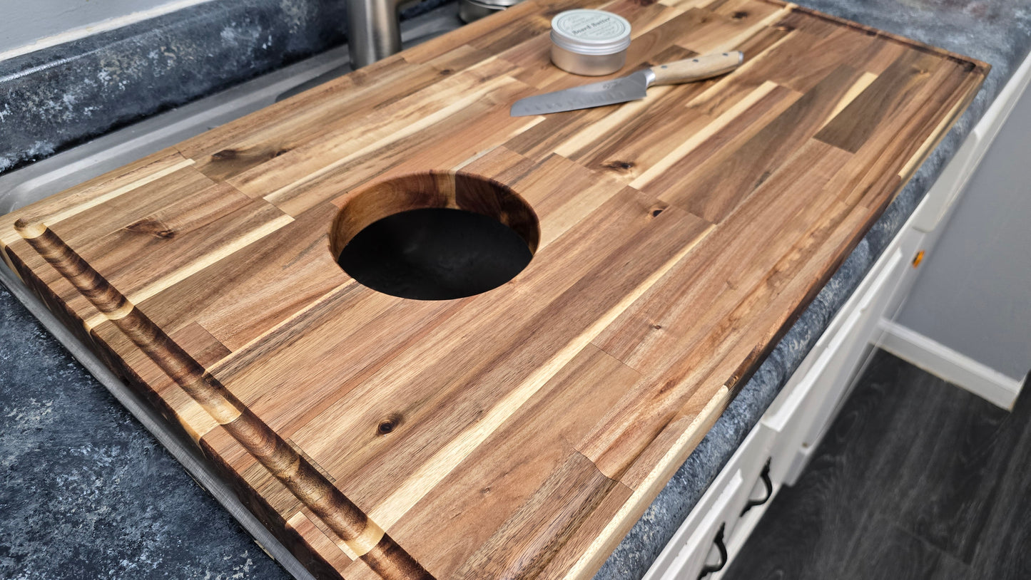 Handmade Wood Sink Cover | Custom Sizes Available