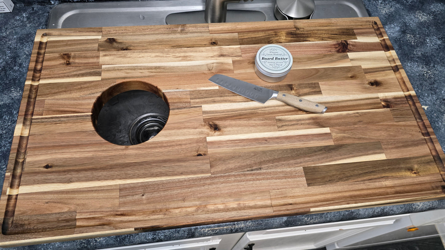 Handmade Wood Sink Cover | Custom Sizes Available